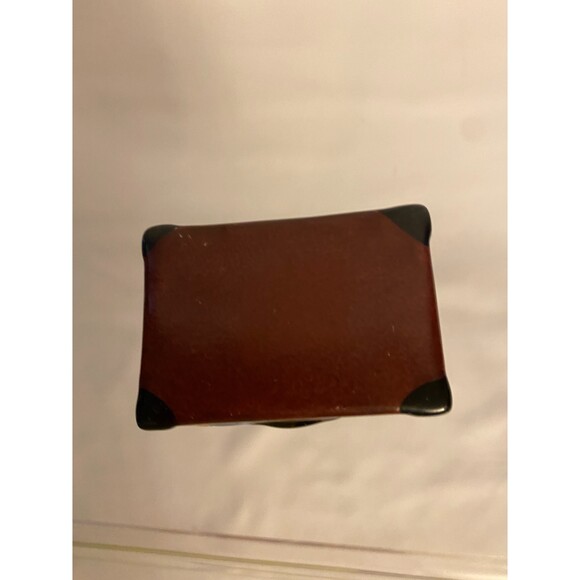 Stack of luggage Trinket/Pill Box - Picture 2 of 8